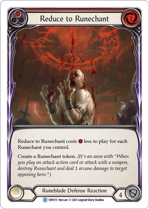 Reduce to Runechant (Red) - Rare (1HP273)