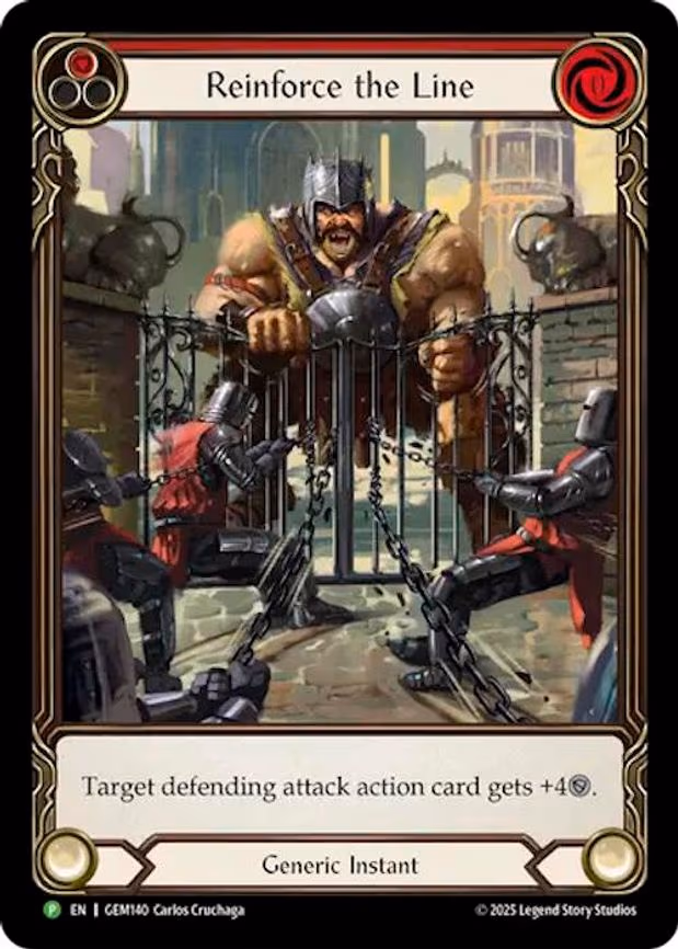 Reinforce the Line