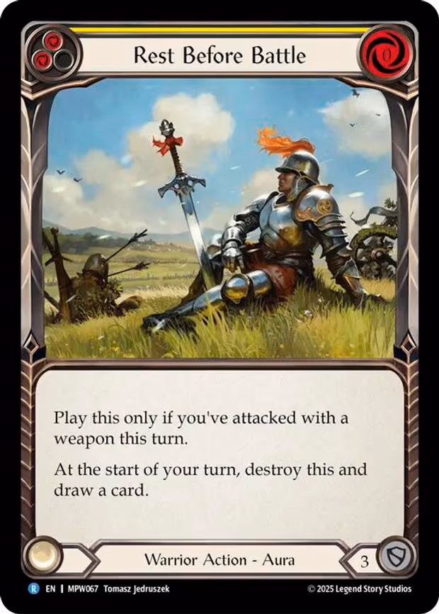 Rest Before Battle (Yellow) - Rare (MPW067)