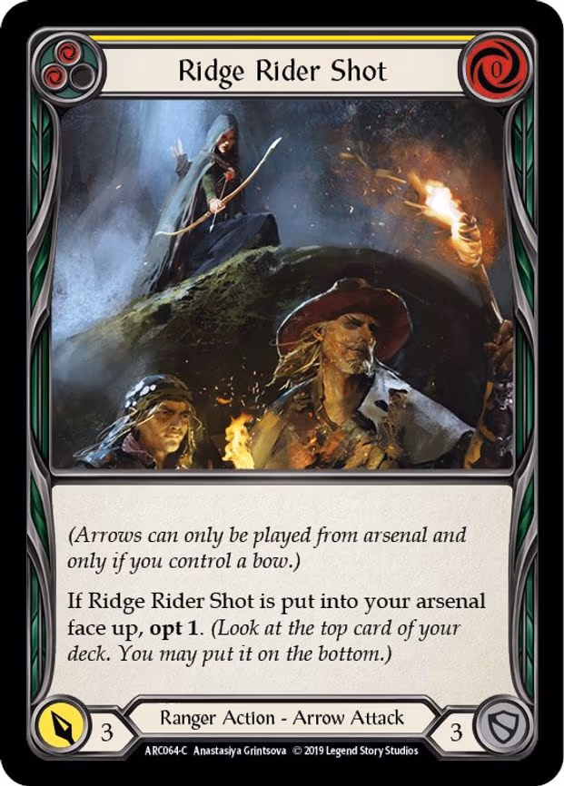 Ridge Rider Shot (Yellow) - Common (ARC064)