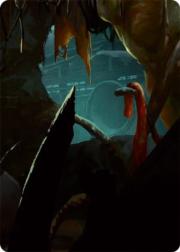 Riptide, Lurker of the Deep // Gravy Bones, Shipwrecked Looter Double Sided Art Card (Bottom Left) - None