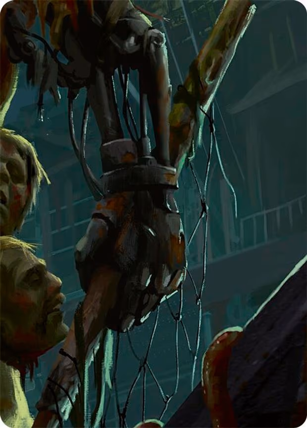 Riptide, Lurker of the Deep // Gravy Bones, Shipwrecked Looter Double Sided Art Card (Middle Center) - None