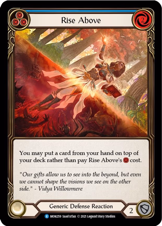 Rise Above (Blue) - Rare (MON259)