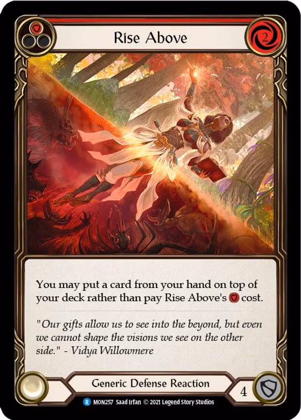 Rise Above (Red) - Rare (MON257)