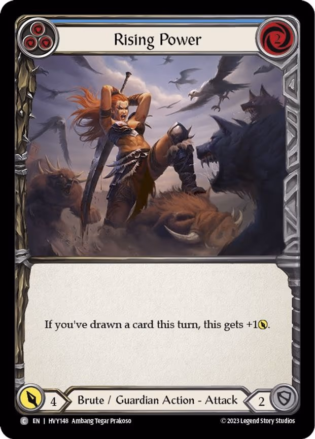 Rising Power (Blue) - Common (HVY148)