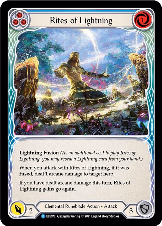 Rites of Lightning (Blue) - Rare (ELE072)
