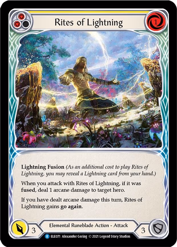 Rites of Lightning (Yellow) - Rare (ELE071)
