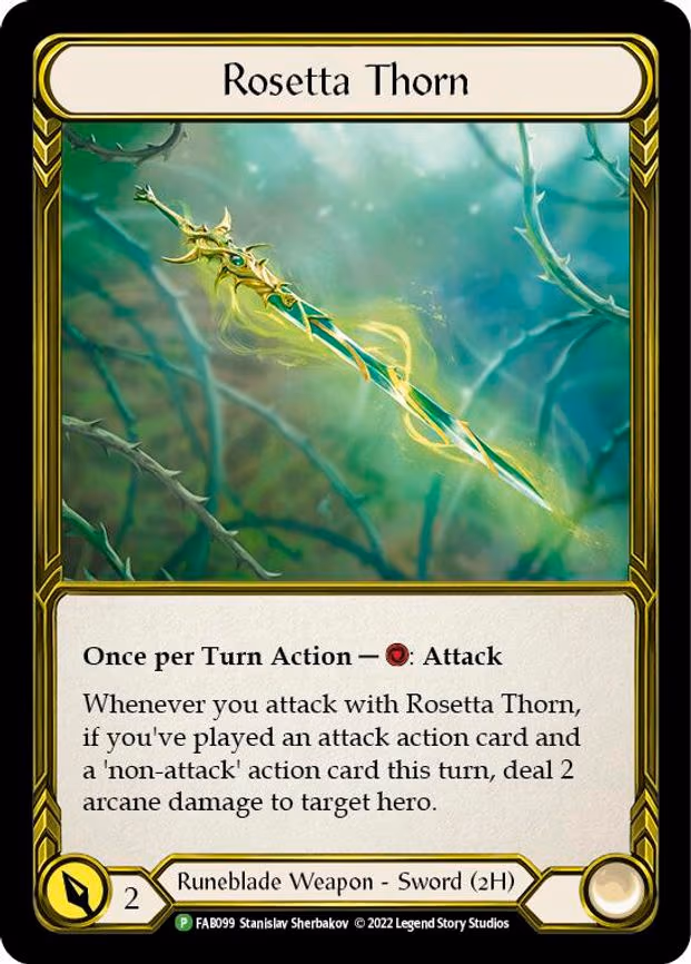 Rosetta Thorn (Golden) - Promo (FAB099)