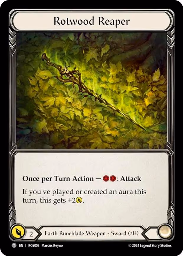 Rotwood Reaper // Staff of Verdant Shoots - Token (ROS003 // ROS015)