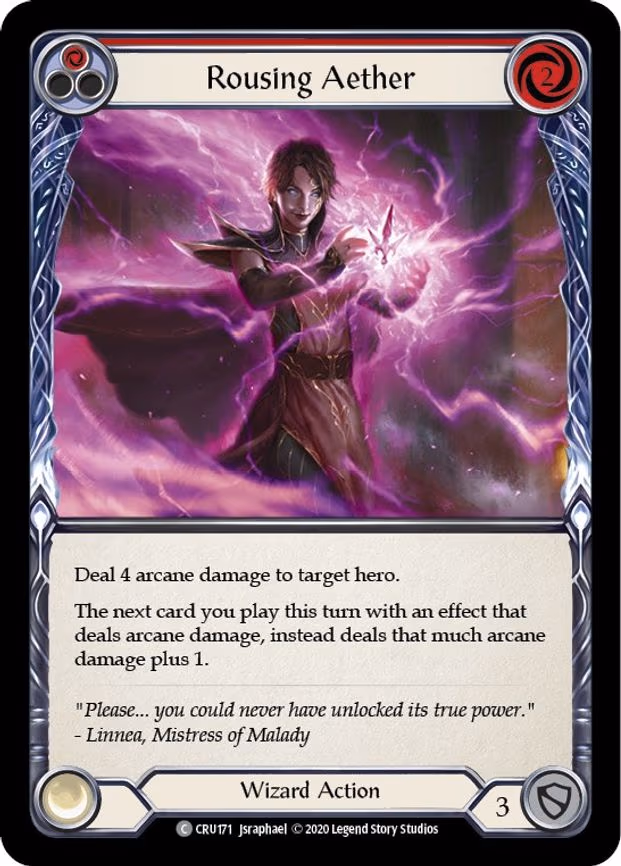 Rousing Aether (Red) - Common (CRU171)