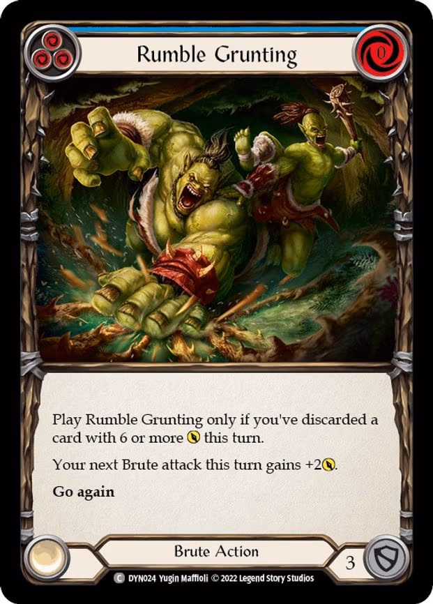 Rumble Grunting (Blue) - Common (DYN024)