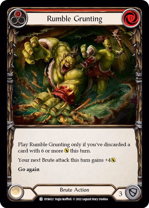 Rumble Grunting (Red) - Common (DYN022)