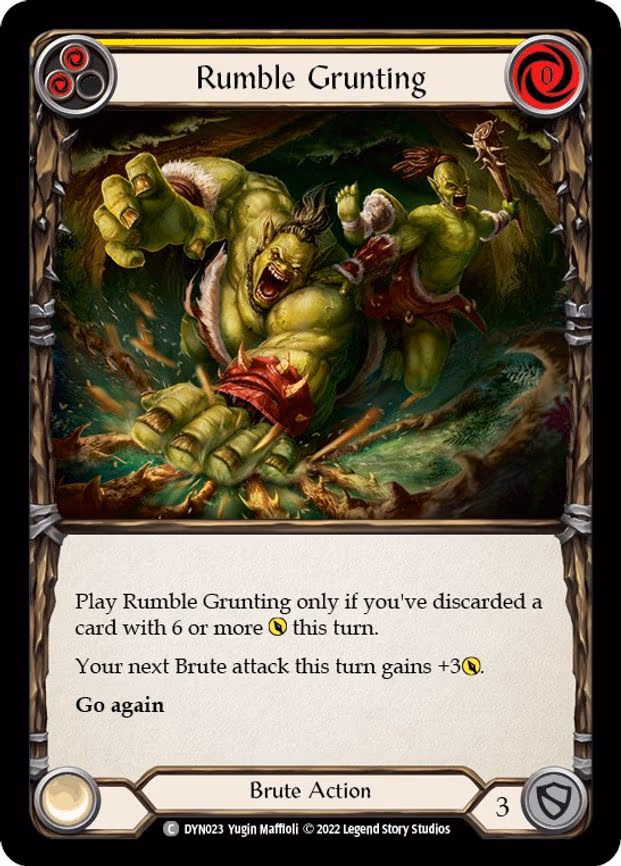 Rumble Grunting (Yellow) - Common (DYN023)