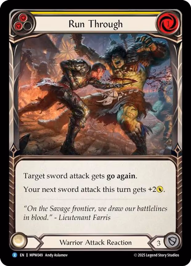 Run Through (Yellow)