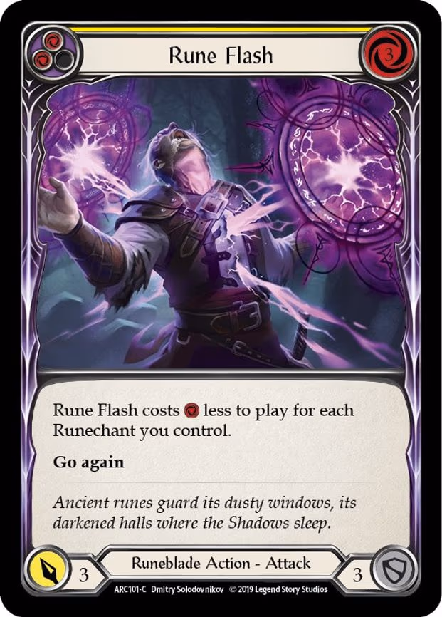 Rune Flash (Yellow) - Common (ARC101)