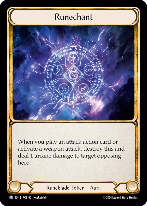 Runechant (Lightning) - Token (ROS162)