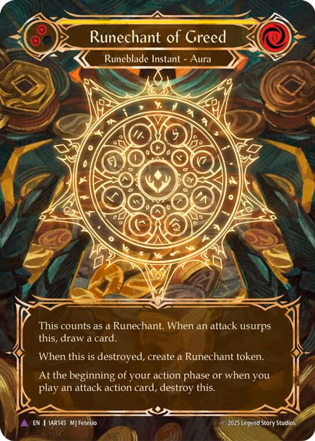 Runechant of Greed (Yellow)(Marvel) - Marvel (IAR145-MV)
