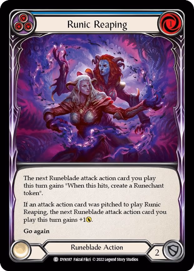 Runic Reaping (Blue) - Common (DYN187)