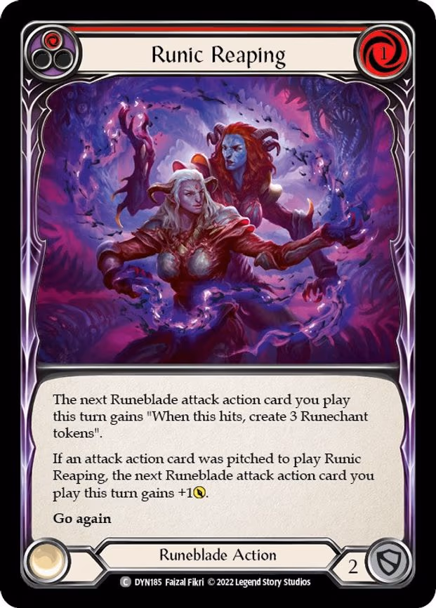 Runic Reaping (Red) - Common (DYN185)