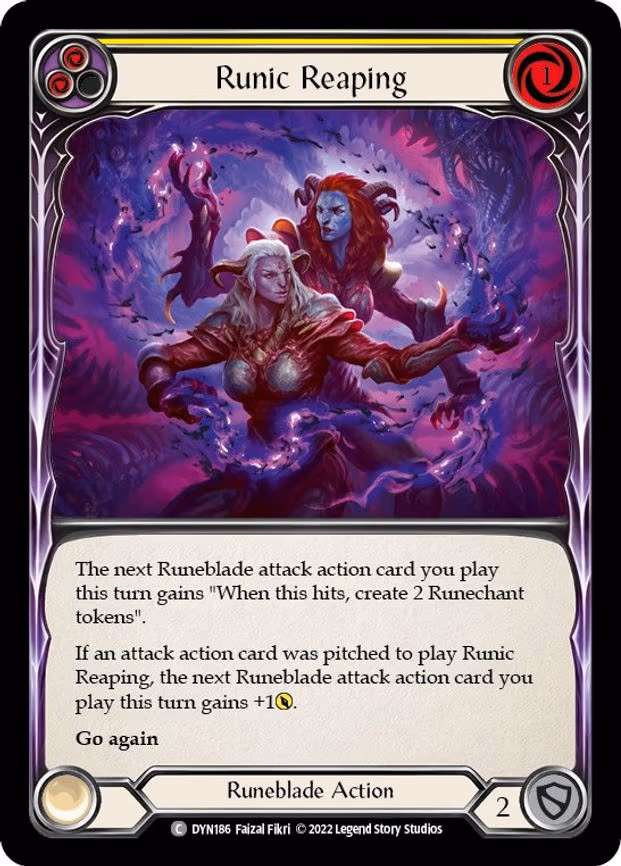 Runic Reaping (Yellow) - Common (DYN186)