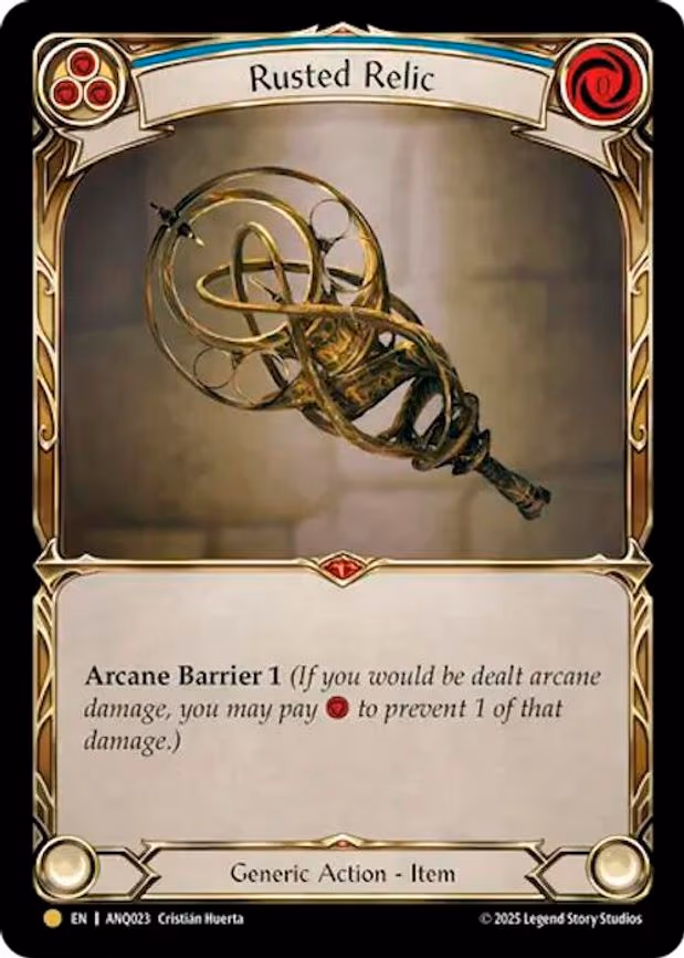 Rusted Relic (Blue) - Gold (ANQ023)