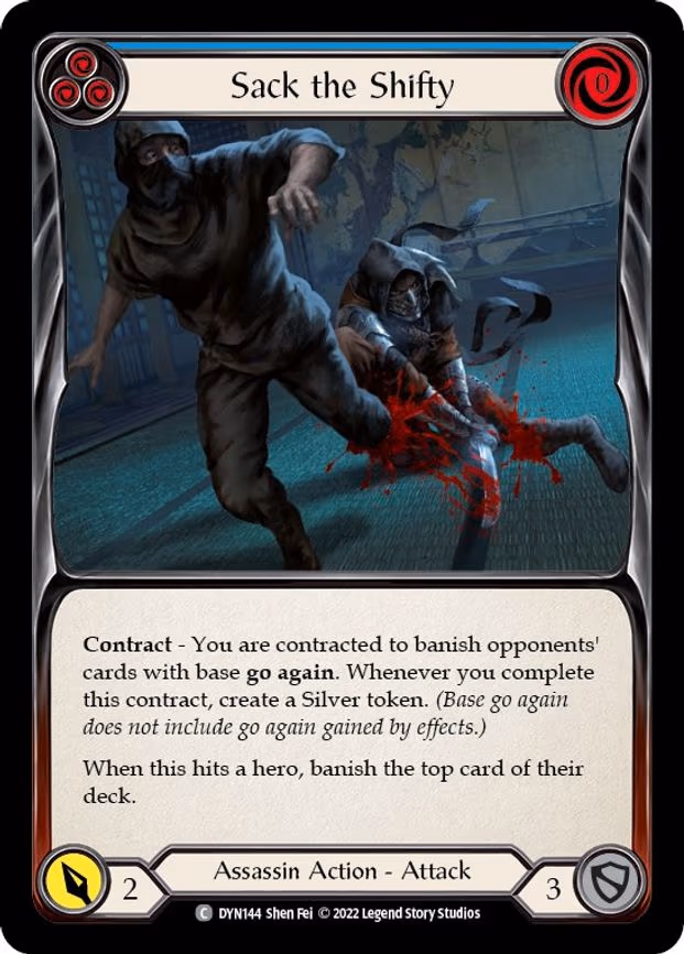 Sack the Shifty (Blue) - Common (DYN144)