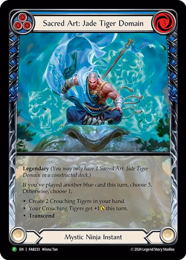 Sacred Art: Jade Tiger Domain - Promo (FAB233)