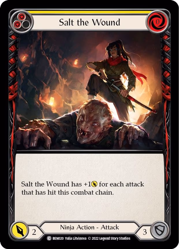 Salt the Wound (Yellow)