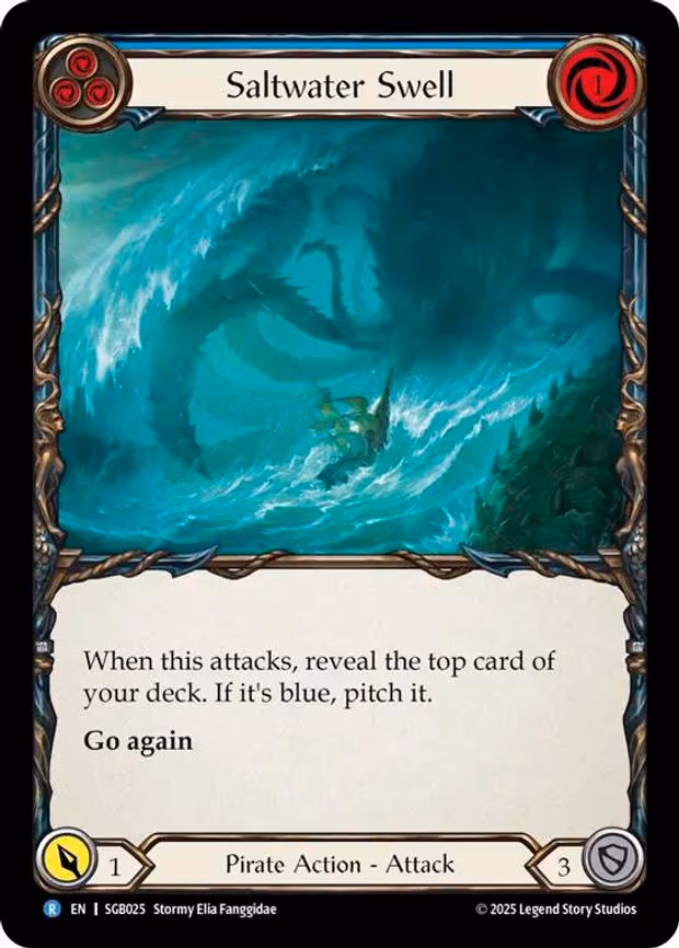Saltwater Swell (Blue) - Rare (SGB025)