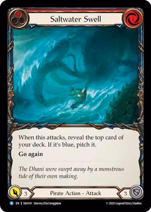 Saltwater Swell (Red)