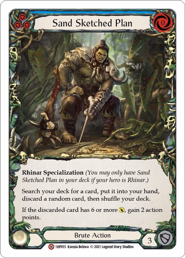 Sand Sketched Plan - Majestic (1HP015)