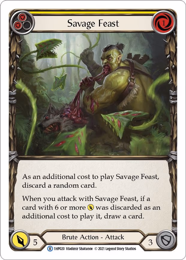 Savage Feast (Yellow) - Rare (1HP020)