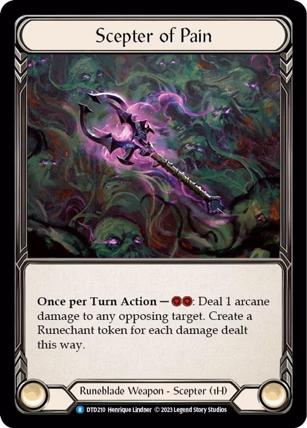 Scepter of Pain - Rare (DTD210)