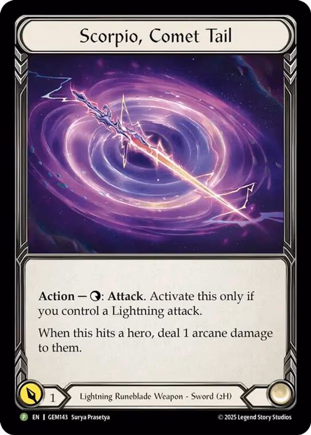 Scorpio, Comet Tail - Promo (GEM143)