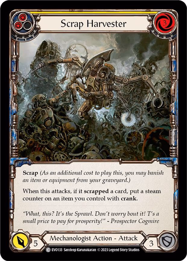 Scrap Harvester (Yellow) - Common (EVO133)