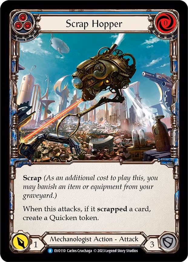 Scrap Hopper (Blue) - Rare (EVO110)