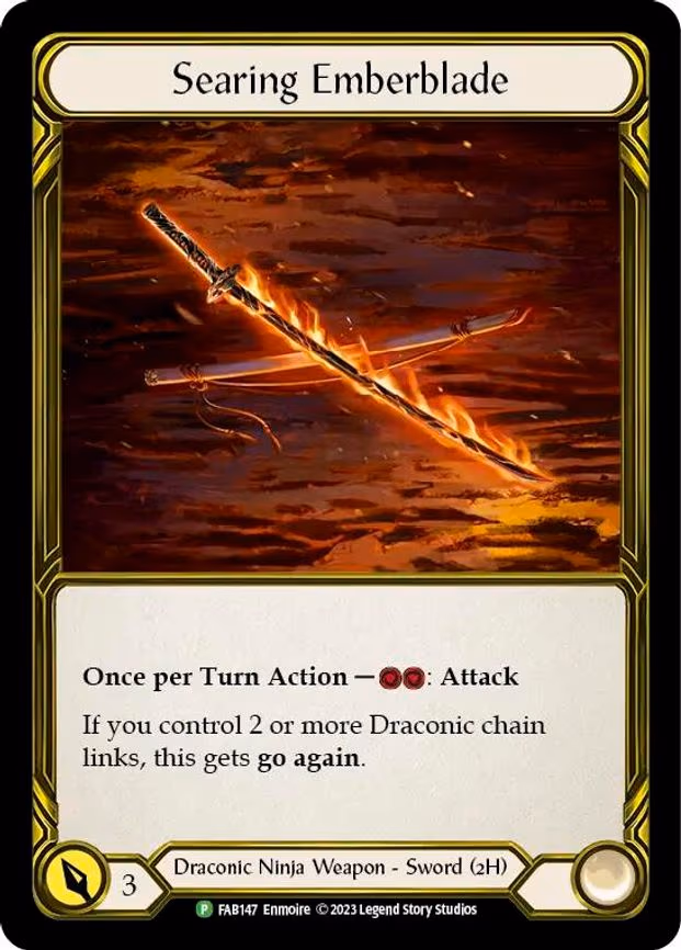 Searing Emberblade (Golden) - Promo (FAB147)