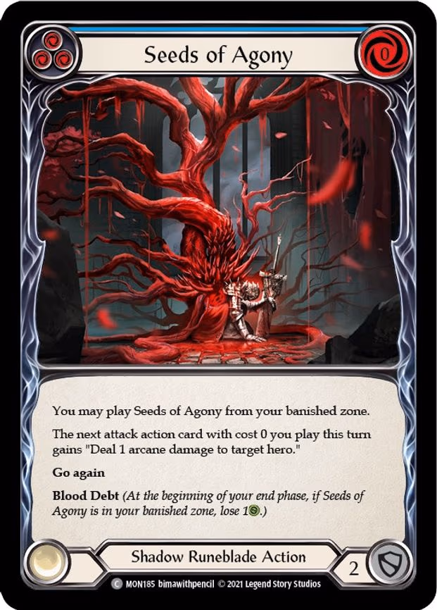 Seeds of Agony (Blue) - Common (MON185)