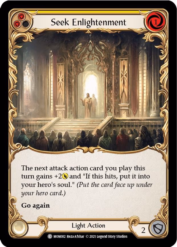 Seek Enlightenment (Yellow) - Common (MON082)