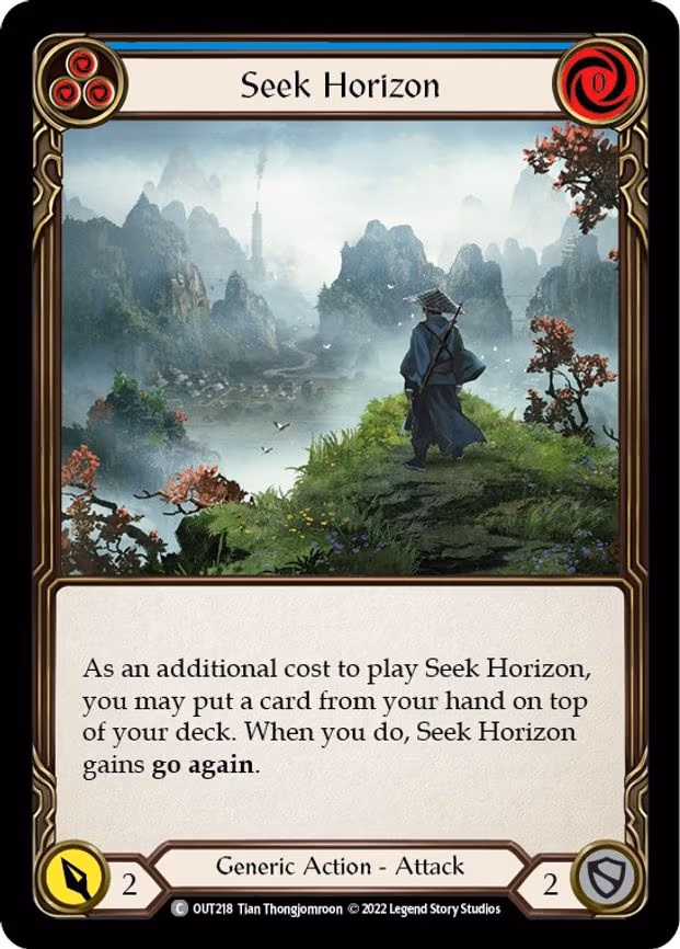 Seek Horizon (Blue) - Common (OUT218)