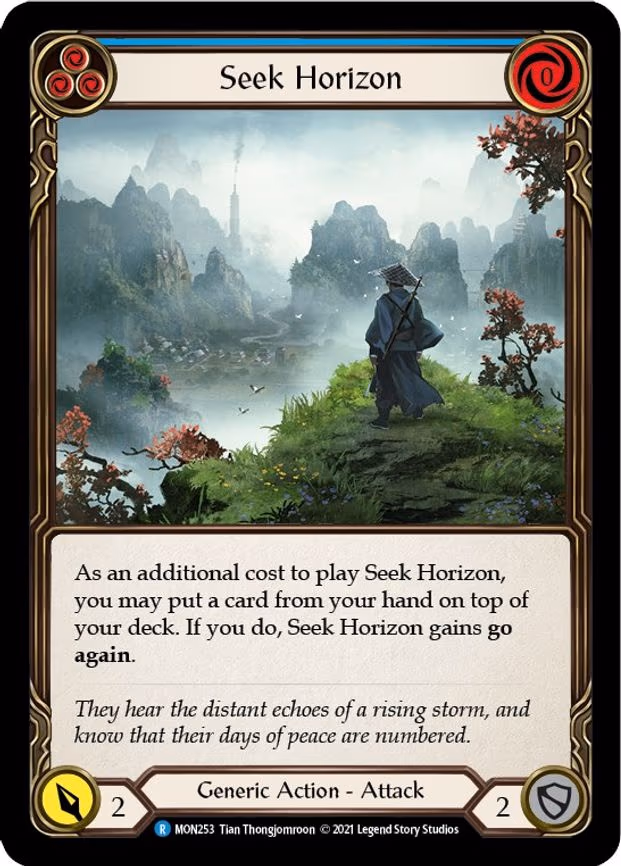 Seek Horizon (Blue) - Rare (MON253)