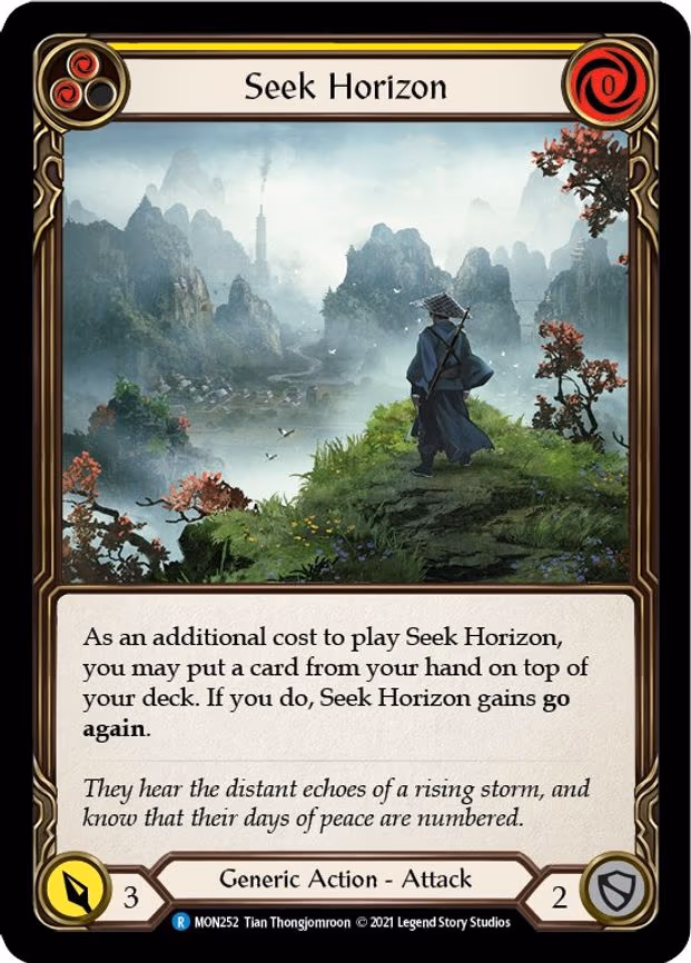 Seek Horizon (Yellow) - Rare (MON252)