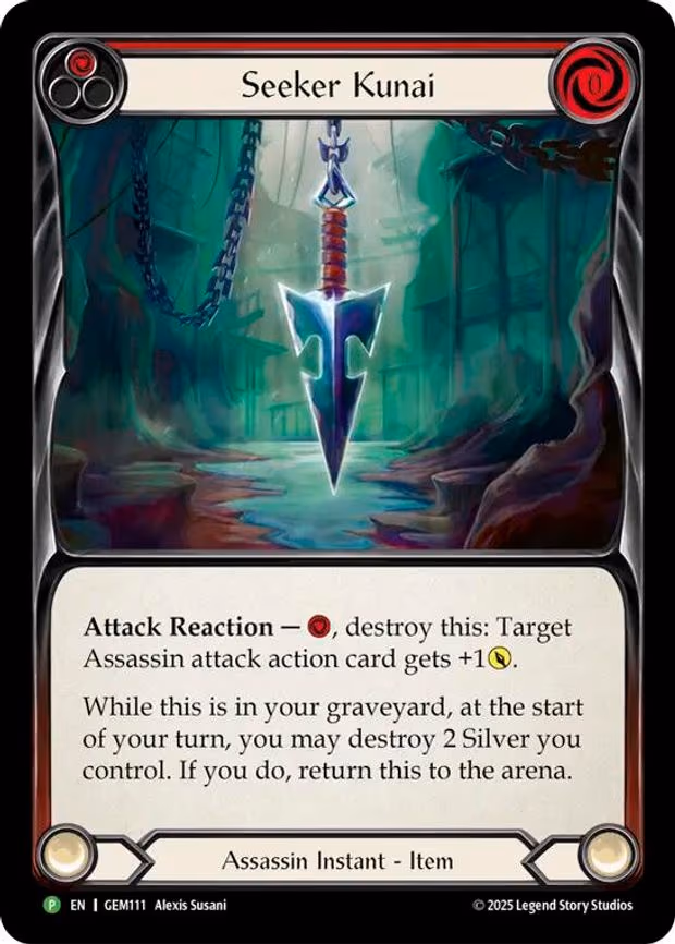 Seeker Kunai (Red) - Promo (GEM111)