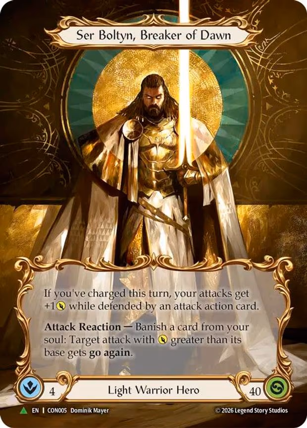Ser Boltyn, Breaker of Dawn (Marvel) - Promo (CON005)