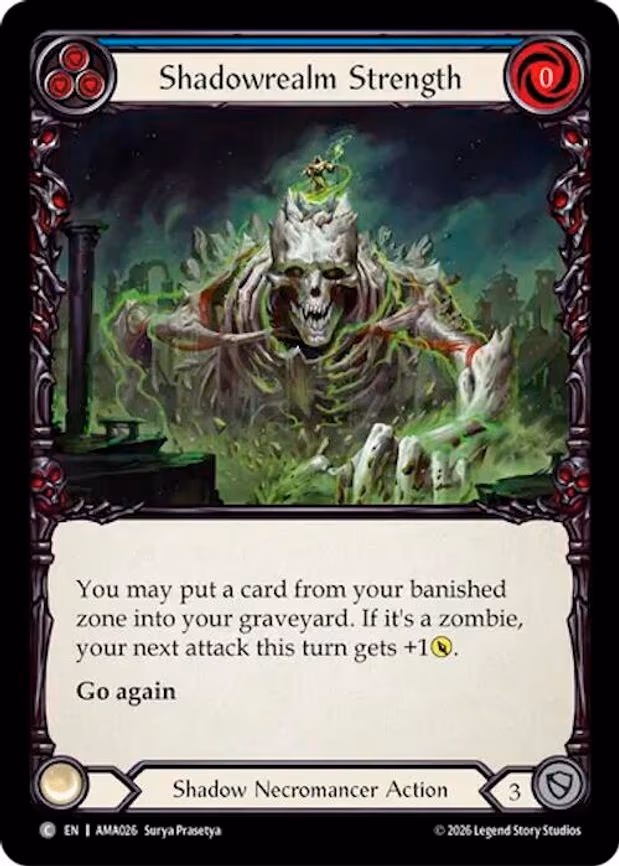 Shadowrealm Strength (Blue) - Common (AMA026)