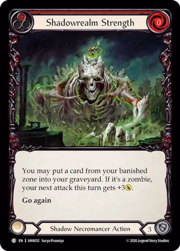 Shadowrealm Strength (Red) - Common (AMA012)