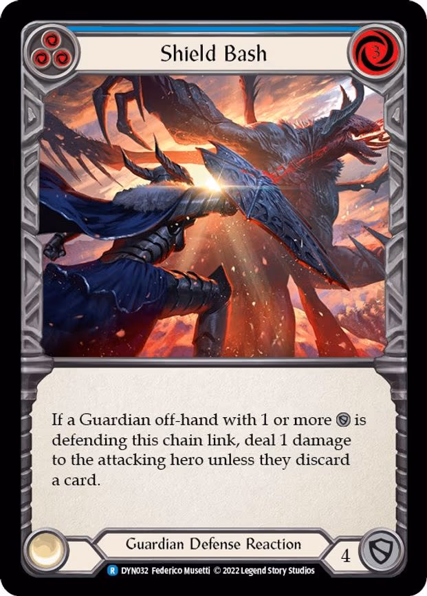 Shield Bash (Blue) - Rare (DYN032)