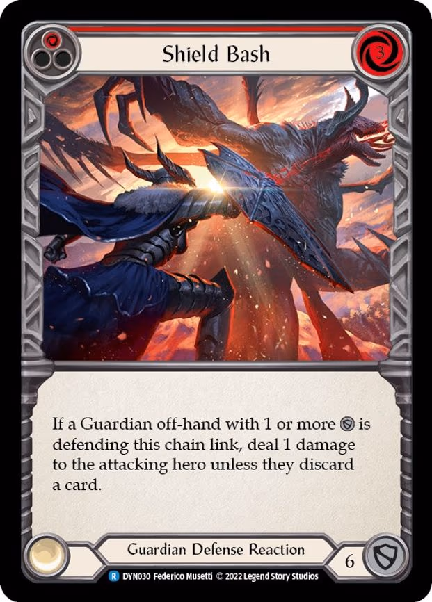 Shield Bash (Red) - Rare (DYN030)