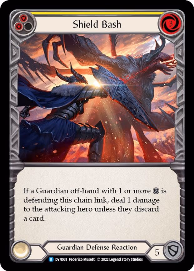Shield Bash (Yellow) - Rare (DYN031)