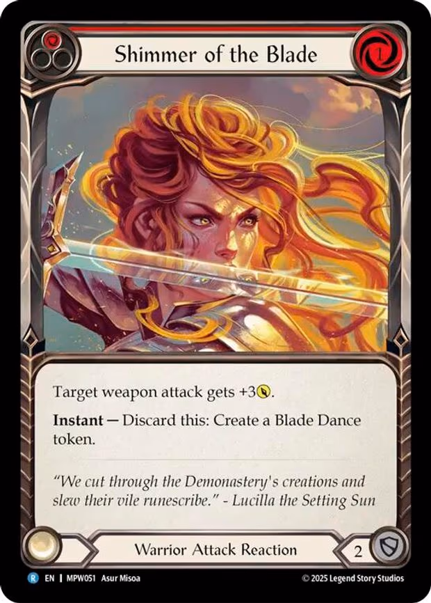 Shimmer of the Blade - Rare (MPW051)
